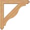 Ekena Millwork Funston Arts and Crafts Smooth Bracket w/ Offset Brace, Western Red Cedar, 7 1/2"W x 46"D x 46"H BKT0806X46X46FST03SWR - alternate 4